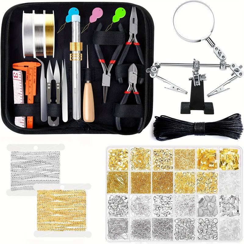 Diy Jewelry Making Tool Kits For Adults With Jewelry Making Tools, Earring  Charms, Jewelry Wires, Jewelry Findings And Helping Hands For Jewelry  Making And Repair, Shop Now For Limited-time Deals